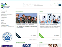 Tablet Screenshot of infoklaszter.hu